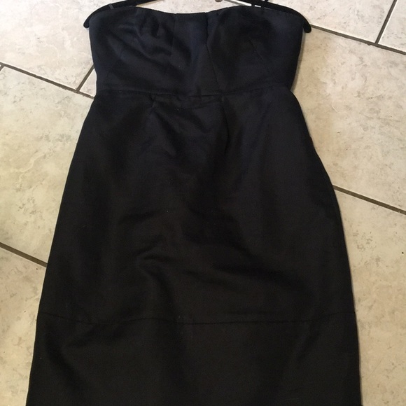 Strapless black J.Crew dress - Picture 3 of 4